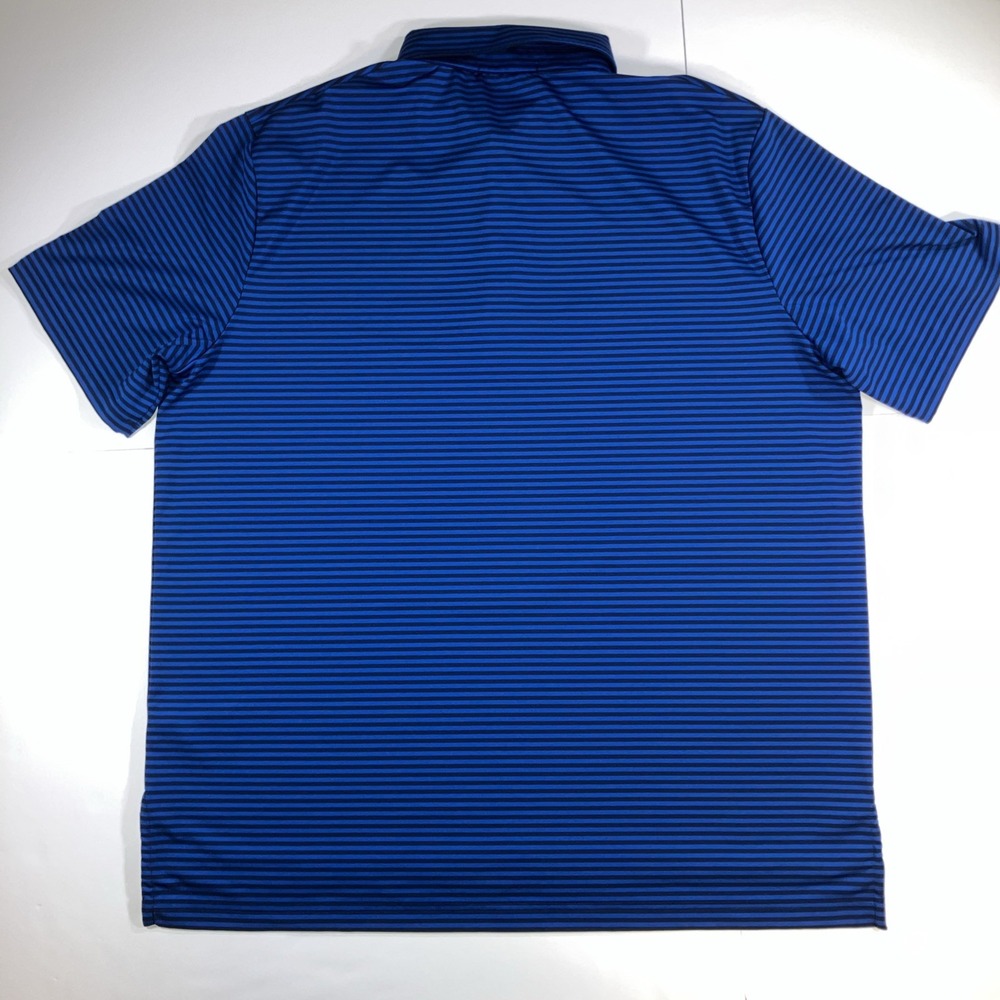 [Lot of 2] RLX Ralph Lauren Golf Polo Shirts Mens XL Blue Striped Performance - Picture 7 of 16